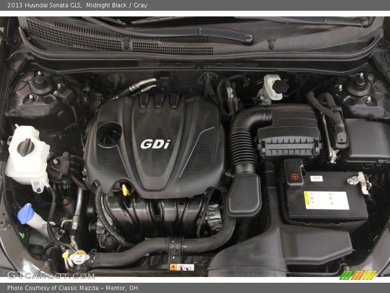 Midnight Black / Gray 2013 Hyundai Sonata GLS