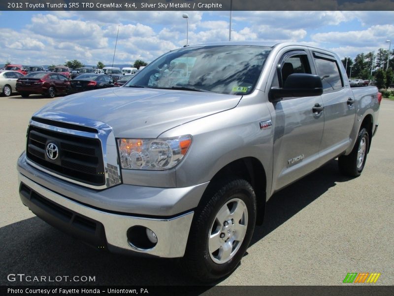 Silver Sky Metallic / Graphite 2012 Toyota Tundra SR5 TRD CrewMax 4x4