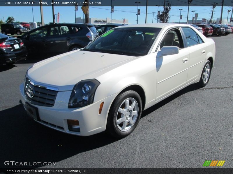 White Diamond / Light Neutral 2005 Cadillac CTS Sedan
