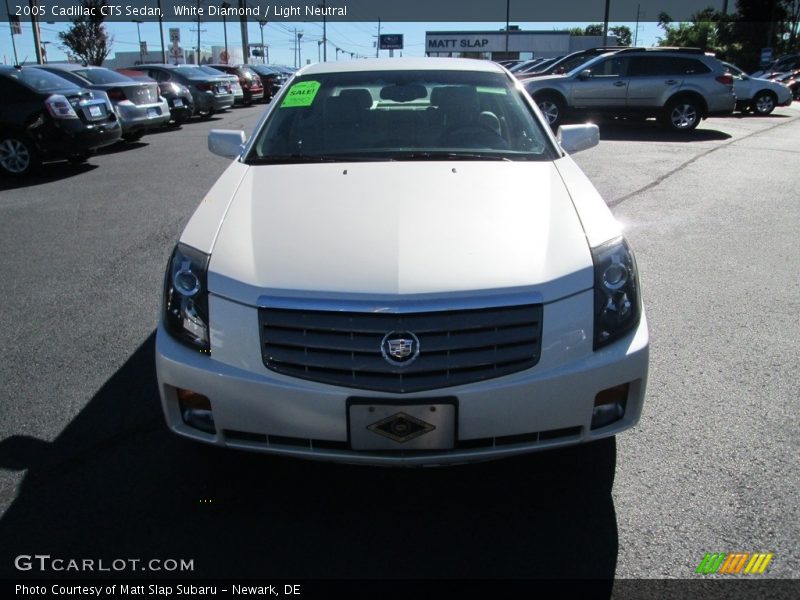 White Diamond / Light Neutral 2005 Cadillac CTS Sedan