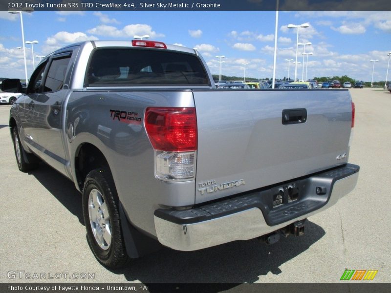 Silver Sky Metallic / Graphite 2012 Toyota Tundra SR5 TRD CrewMax 4x4