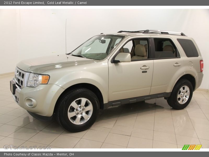 Gold Leaf Metallic / Camel 2012 Ford Escape Limited