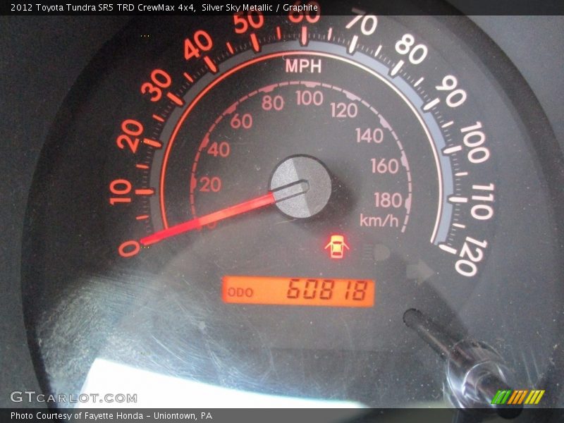 Silver Sky Metallic / Graphite 2012 Toyota Tundra SR5 TRD CrewMax 4x4