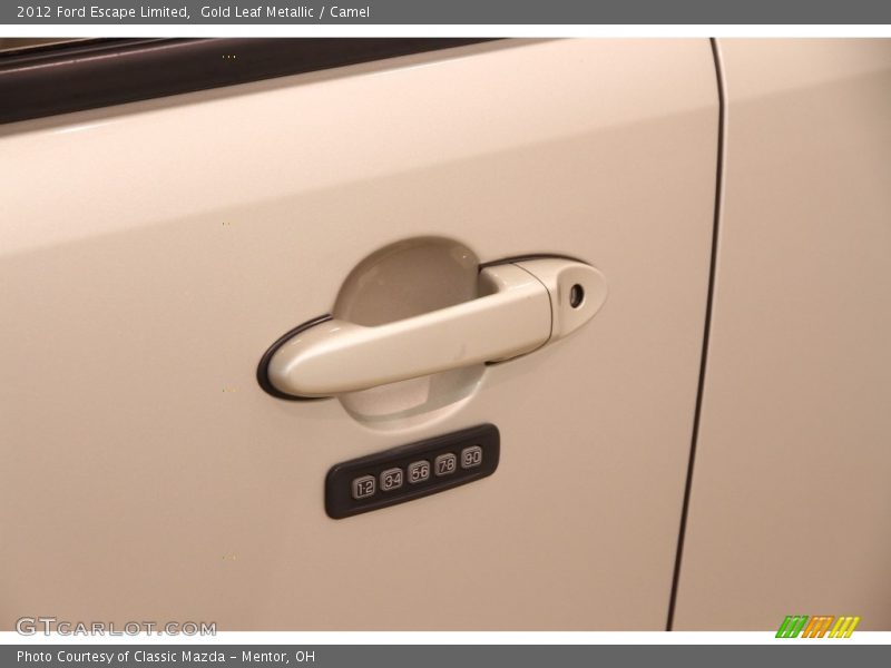 Gold Leaf Metallic / Camel 2012 Ford Escape Limited