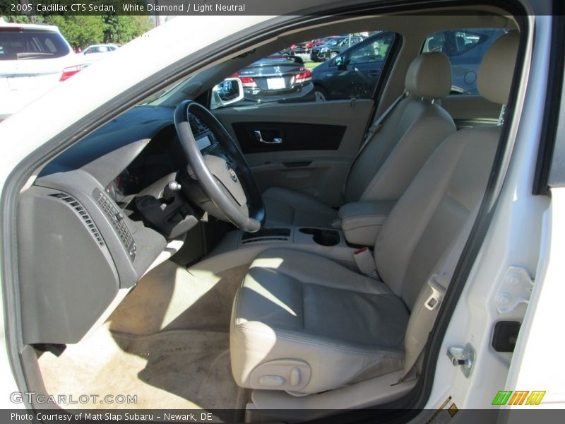 White Diamond / Light Neutral 2005 Cadillac CTS Sedan