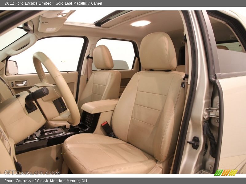 Gold Leaf Metallic / Camel 2012 Ford Escape Limited