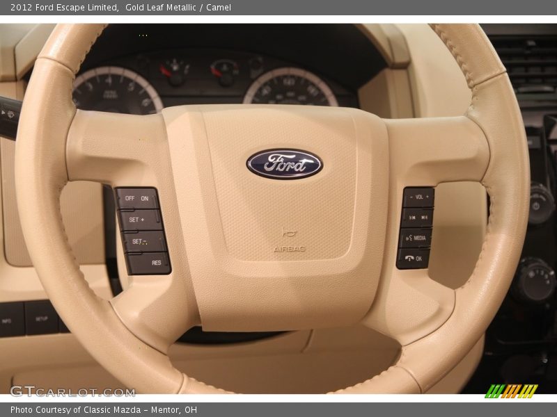 Gold Leaf Metallic / Camel 2012 Ford Escape Limited