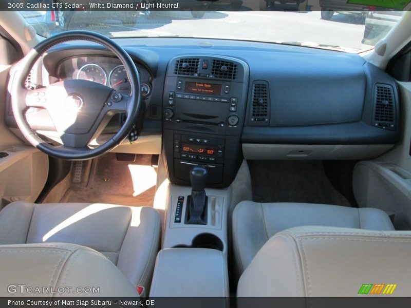 White Diamond / Light Neutral 2005 Cadillac CTS Sedan