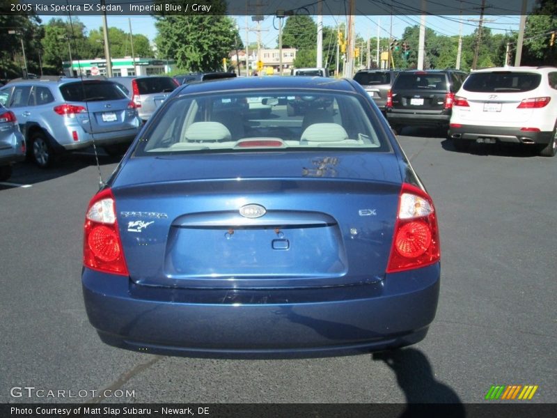 Imperial Blue / Gray 2005 Kia Spectra EX Sedan