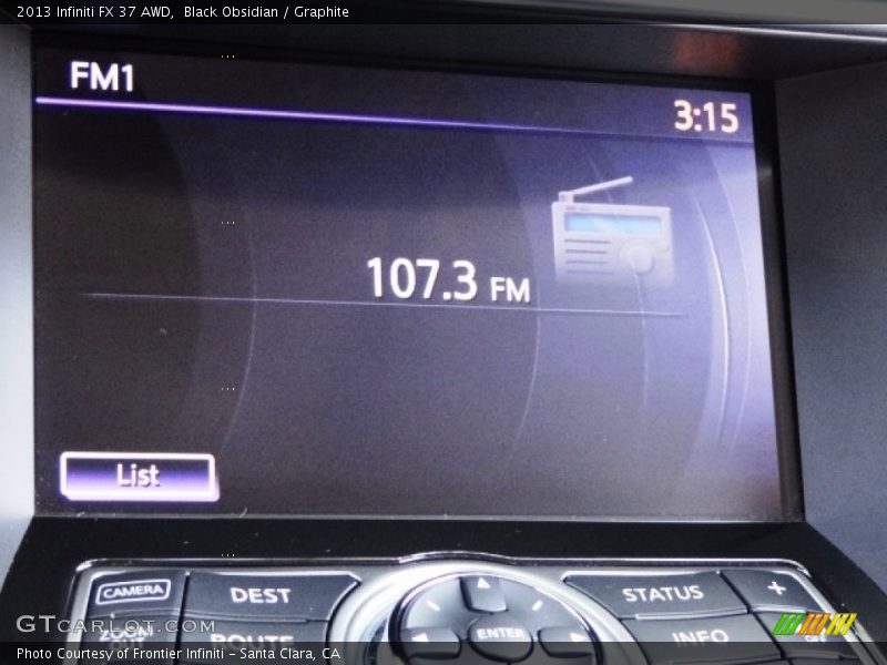 Black Obsidian / Graphite 2013 Infiniti FX 37 AWD
