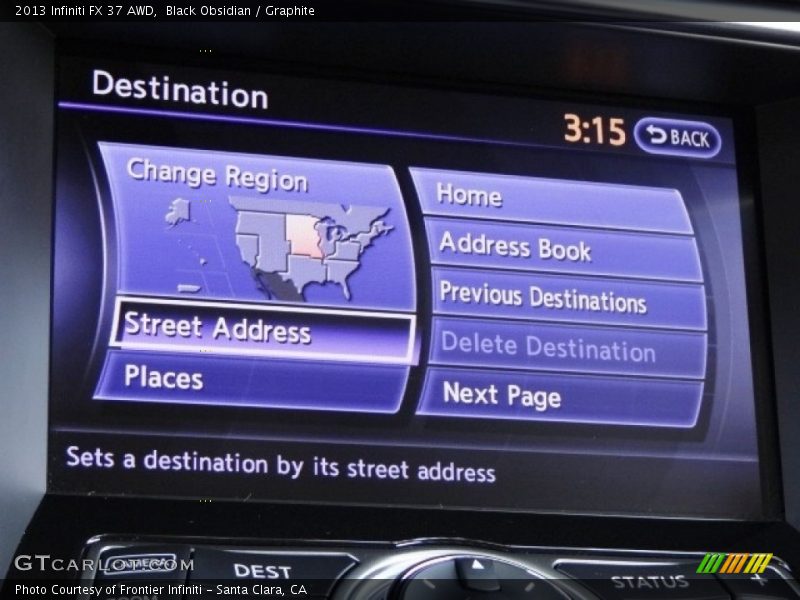 Black Obsidian / Graphite 2013 Infiniti FX 37 AWD