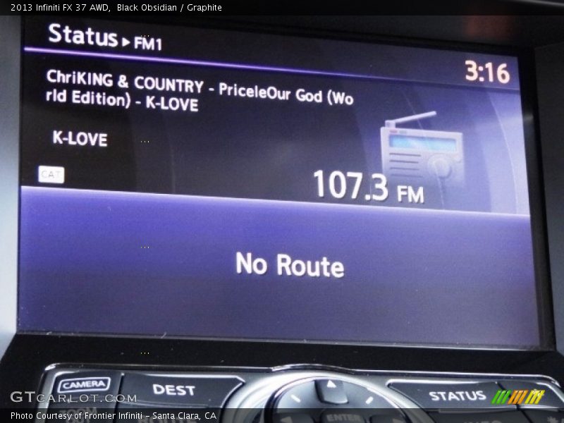 Black Obsidian / Graphite 2013 Infiniti FX 37 AWD