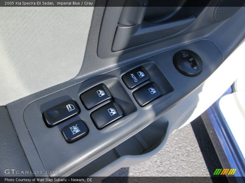 Imperial Blue / Gray 2005 Kia Spectra EX Sedan