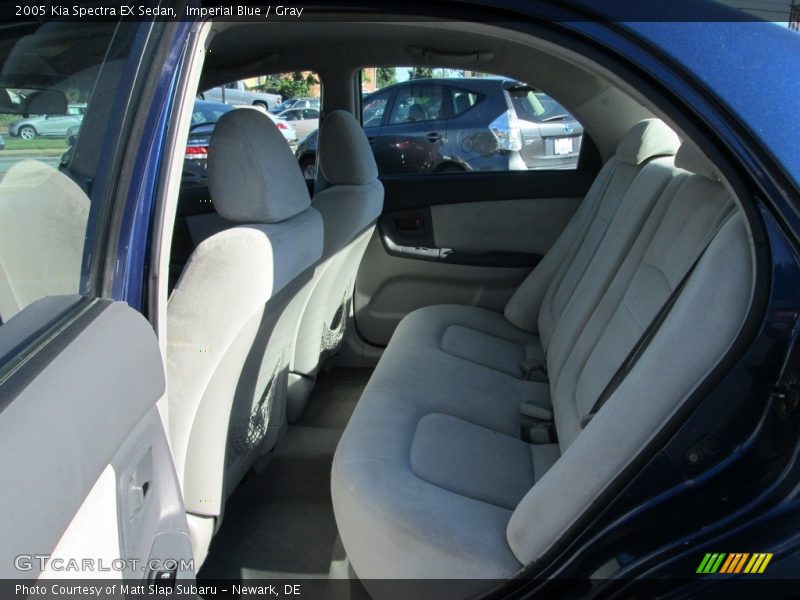 Imperial Blue / Gray 2005 Kia Spectra EX Sedan