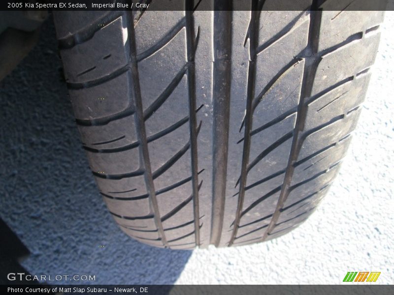 Imperial Blue / Gray 2005 Kia Spectra EX Sedan