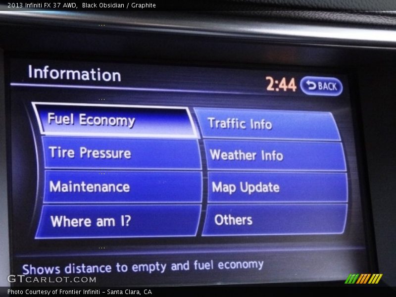 Black Obsidian / Graphite 2013 Infiniti FX 37 AWD