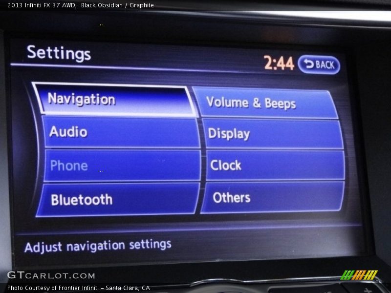 Black Obsidian / Graphite 2013 Infiniti FX 37 AWD