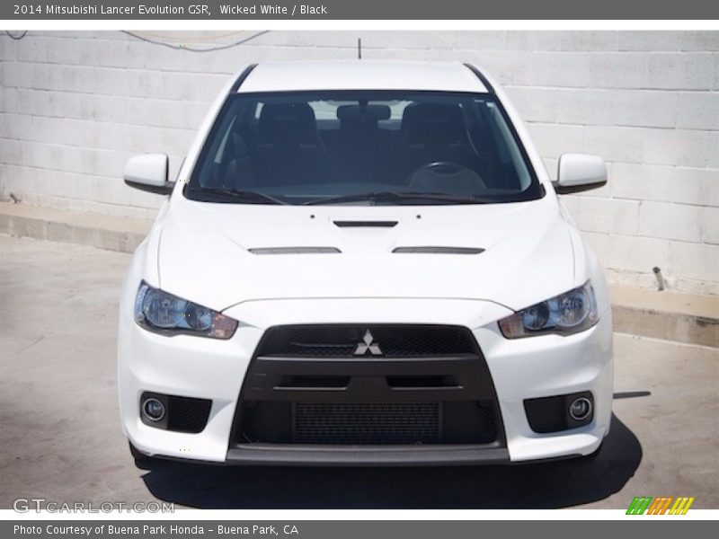 Wicked White / Black 2014 Mitsubishi Lancer Evolution GSR