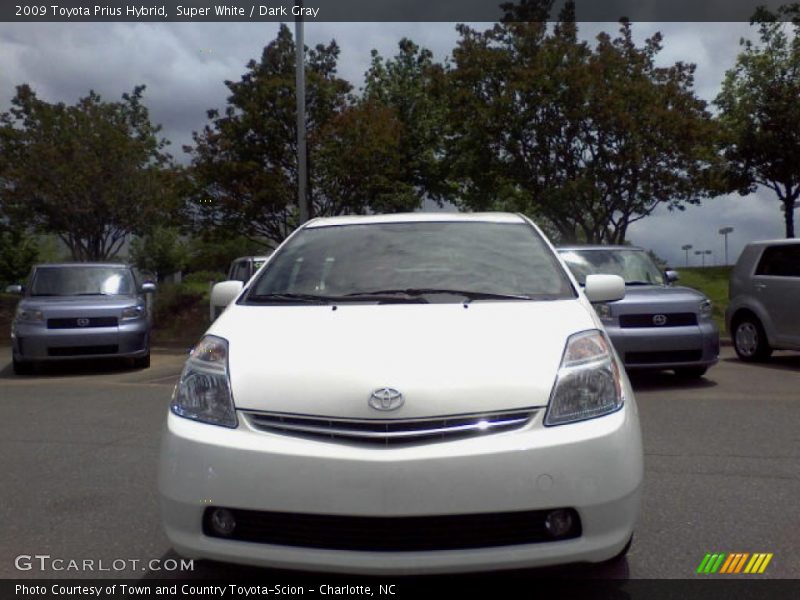 Super White / Dark Gray 2009 Toyota Prius Hybrid