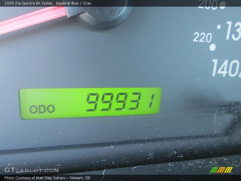 Imperial Blue / Gray 2005 Kia Spectra EX Sedan