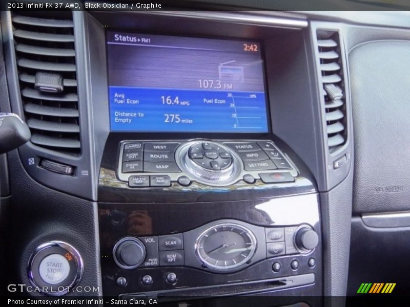 Black Obsidian / Graphite 2013 Infiniti FX 37 AWD
