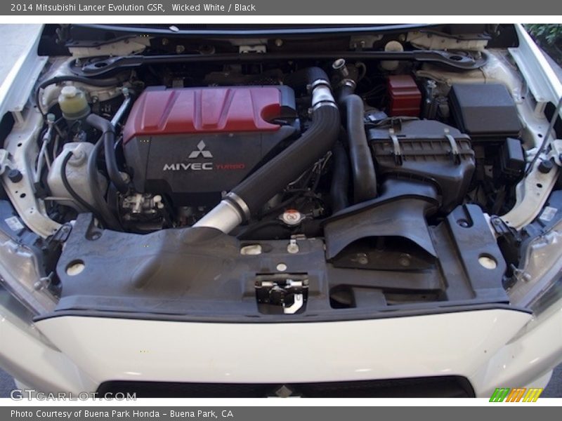 Wicked White / Black 2014 Mitsubishi Lancer Evolution GSR