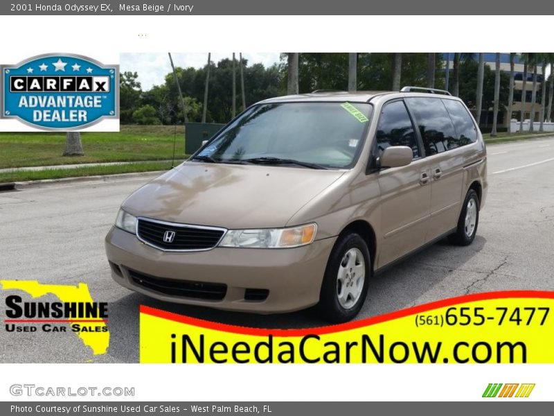 Mesa Beige / Ivory 2001 Honda Odyssey EX