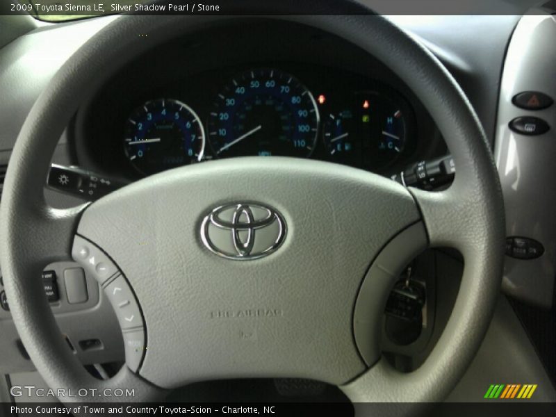 Silver Shadow Pearl / Stone 2009 Toyota Sienna LE