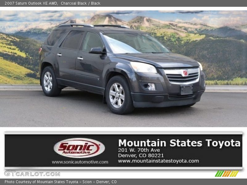 Charcoal Black / Black 2007 Saturn Outlook XE AWD