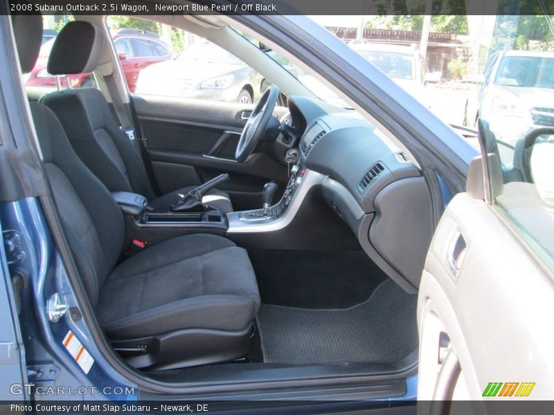 Newport Blue Pearl / Off Black 2008 Subaru Outback 2.5i Wagon