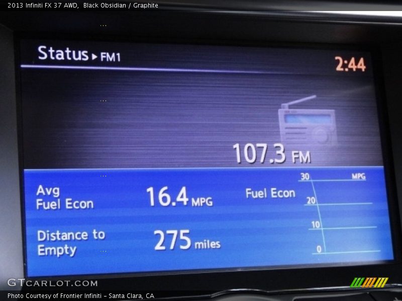 Black Obsidian / Graphite 2013 Infiniti FX 37 AWD
