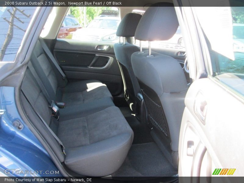 Newport Blue Pearl / Off Black 2008 Subaru Outback 2.5i Wagon