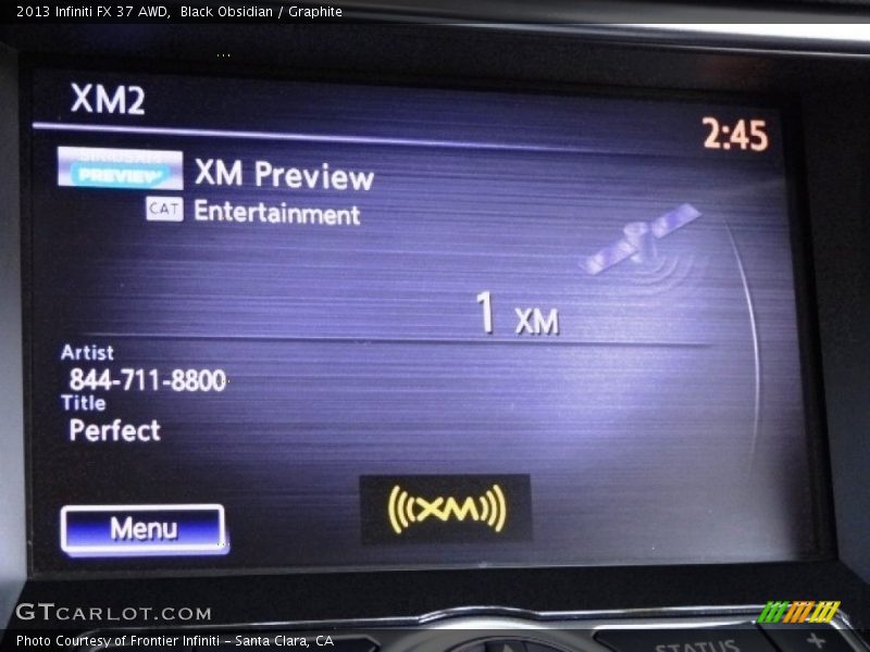 Black Obsidian / Graphite 2013 Infiniti FX 37 AWD