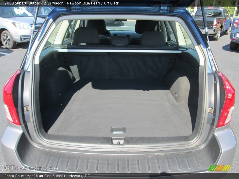 Newport Blue Pearl / Off Black 2008 Subaru Outback 2.5i Wagon