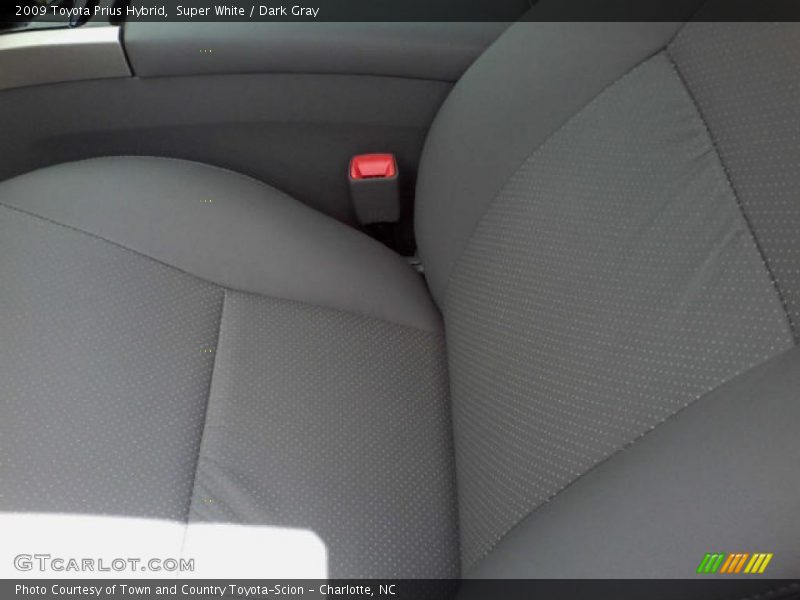Super White / Dark Gray 2009 Toyota Prius Hybrid
