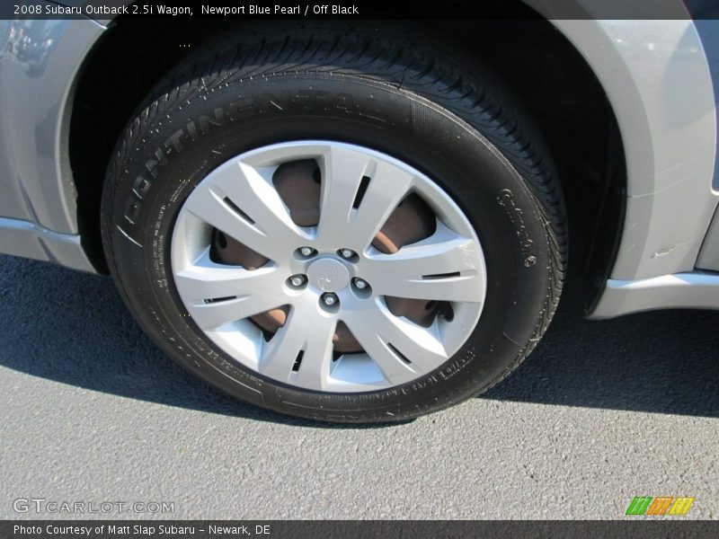 Newport Blue Pearl / Off Black 2008 Subaru Outback 2.5i Wagon