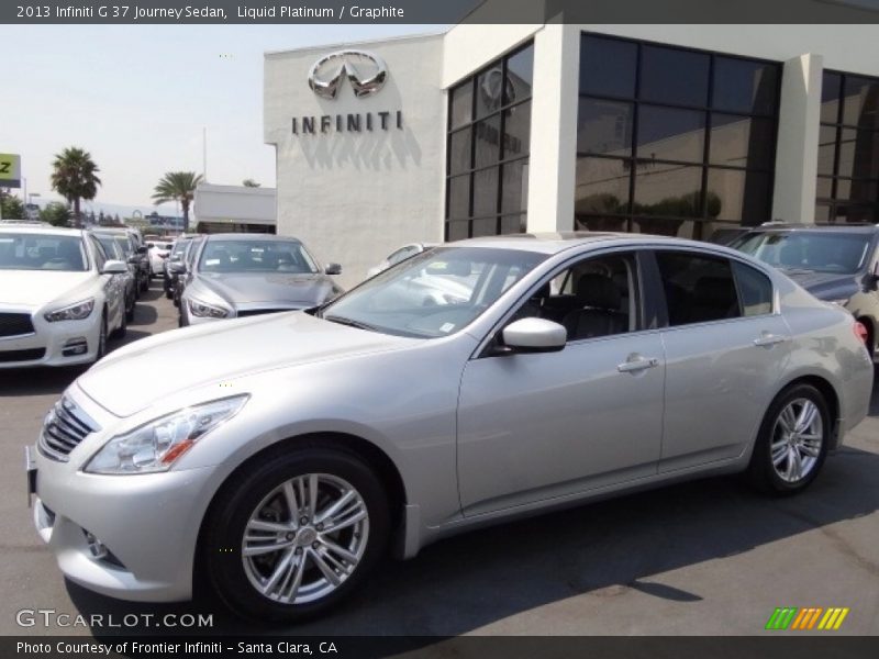Liquid Platinum / Graphite 2013 Infiniti G 37 Journey Sedan