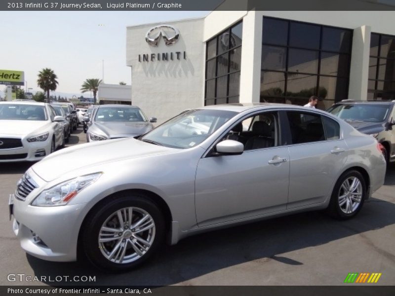 Liquid Platinum / Graphite 2013 Infiniti G 37 Journey Sedan