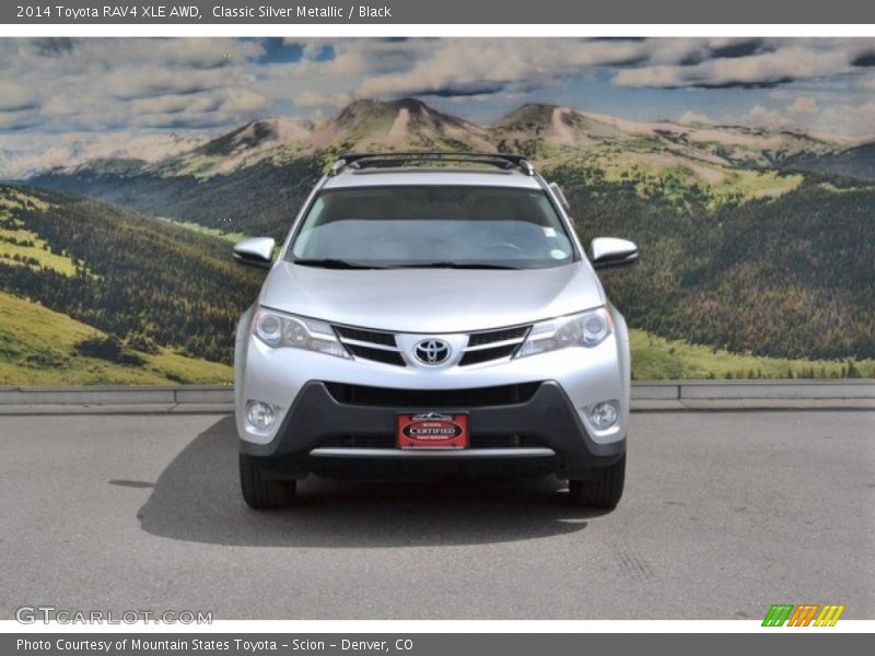 Classic Silver Metallic / Black 2014 Toyota RAV4 XLE AWD