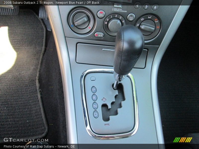 Newport Blue Pearl / Off Black 2008 Subaru Outback 2.5i Wagon