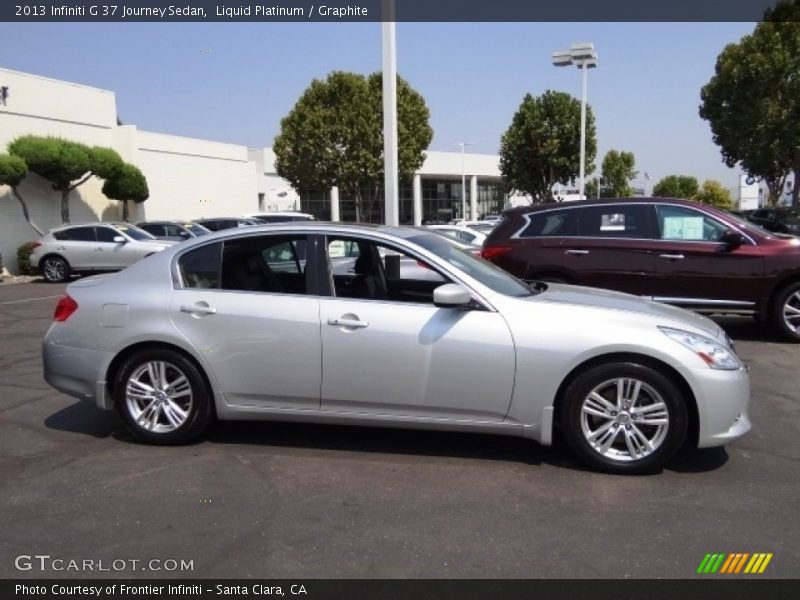 Liquid Platinum / Graphite 2013 Infiniti G 37 Journey Sedan