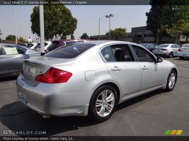 Liquid Platinum / Graphite 2013 Infiniti G 37 Journey Sedan