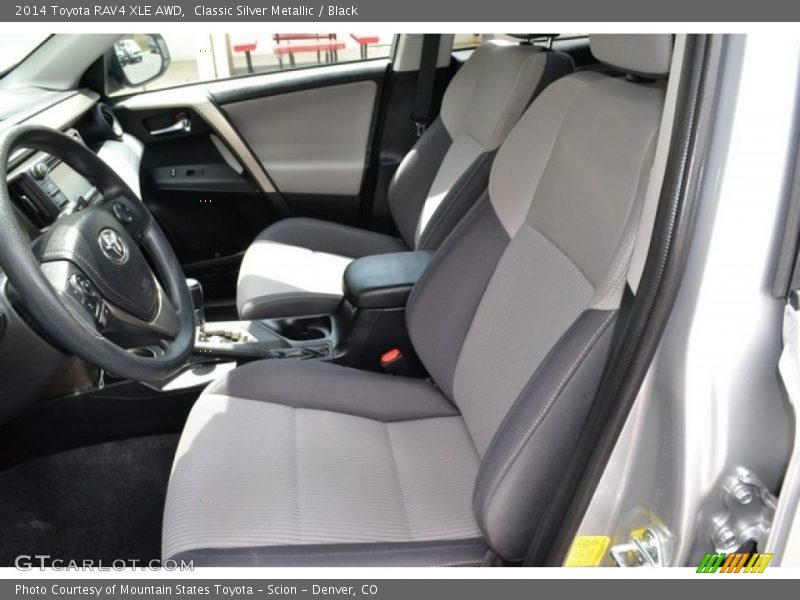 Classic Silver Metallic / Black 2014 Toyota RAV4 XLE AWD
