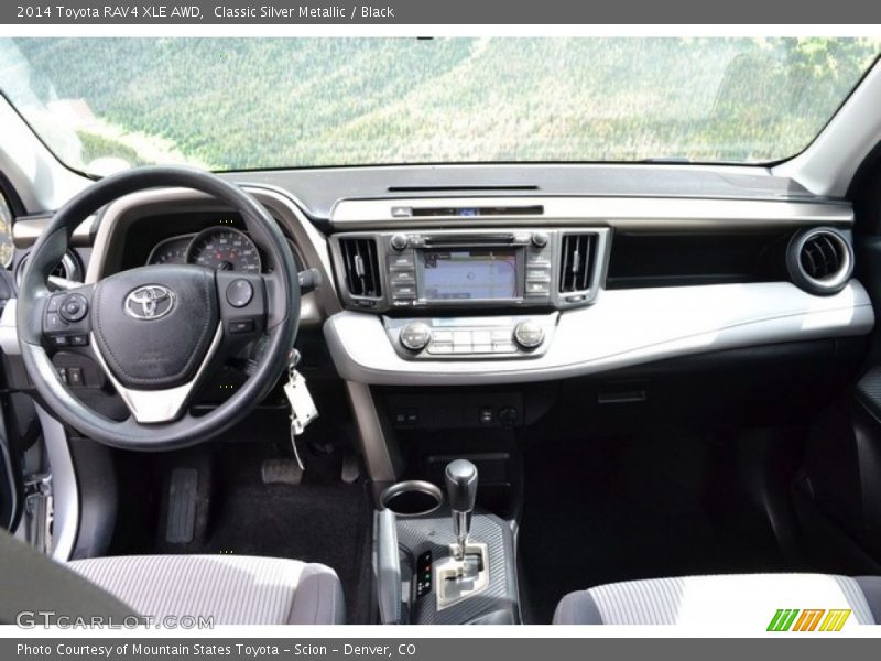 Classic Silver Metallic / Black 2014 Toyota RAV4 XLE AWD