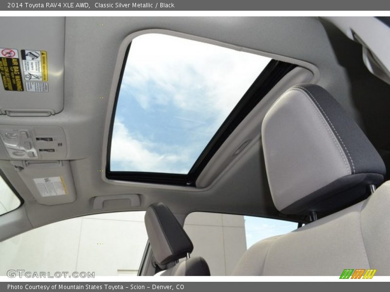 Classic Silver Metallic / Black 2014 Toyota RAV4 XLE AWD