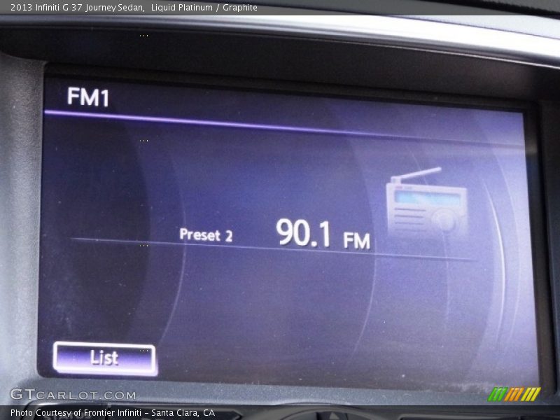 Liquid Platinum / Graphite 2013 Infiniti G 37 Journey Sedan
