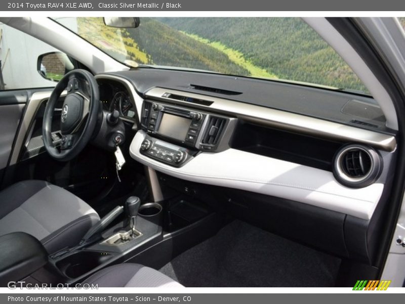 Classic Silver Metallic / Black 2014 Toyota RAV4 XLE AWD