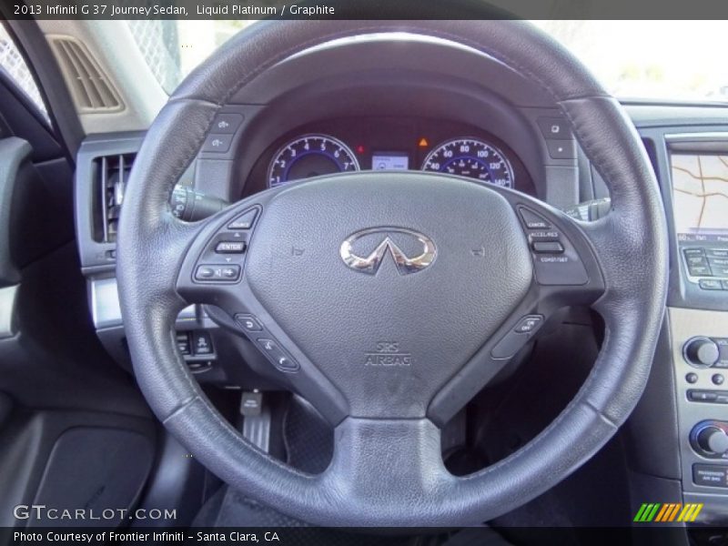 Liquid Platinum / Graphite 2013 Infiniti G 37 Journey Sedan