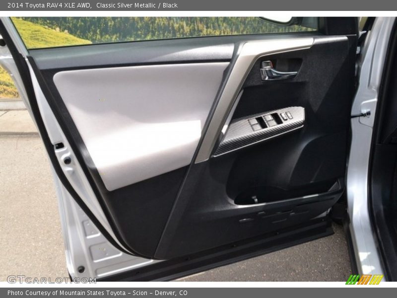 Classic Silver Metallic / Black 2014 Toyota RAV4 XLE AWD