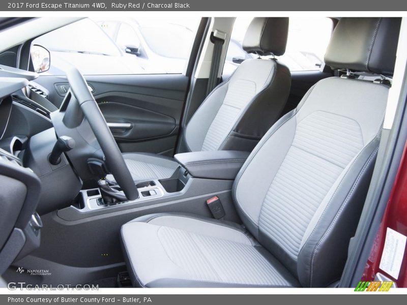 Ruby Red / Charcoal Black 2017 Ford Escape Titanium 4WD